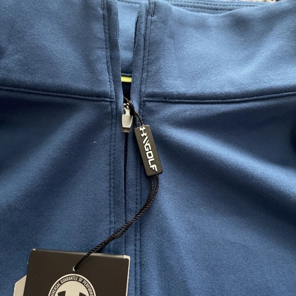NWT Under Armor Women’s Blue UA Golf 1/4 Zip UPF 50+ XL Happy Gilmore - Picture 3 of 12